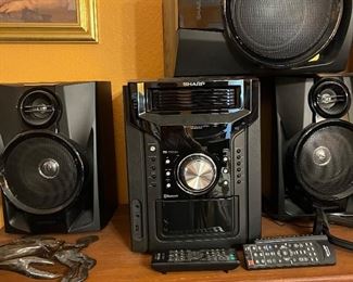 Sharp stereo boom box