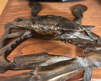 metal crab figurine