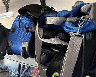 duffel bags and luggage
