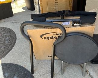total gym, with accessories, in box