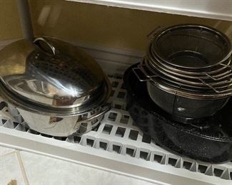 strainers and roasters