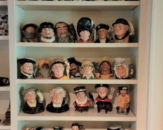 Huge Collection of Toby Jugs