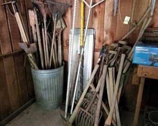 Large Variety of Yard Tools