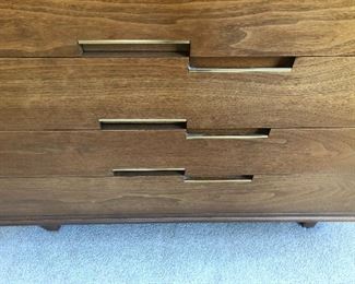 Retro Furniture with Stylized Brass Hardware