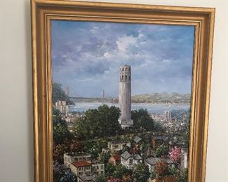 Oil Painting Signed Peter W.