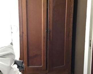 Antique Oak Armoire 