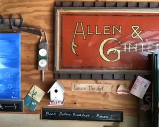 Allen and Ginter Sign