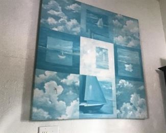 Galveston artist oil painting