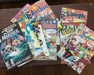 Vintage comic books