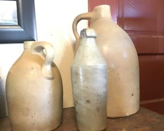 Antique Stoneware jugs