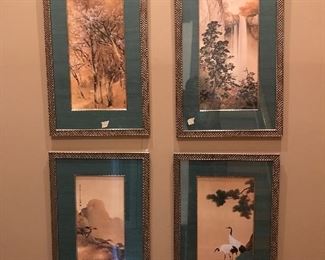 Beautiful Asian prints very well framed 