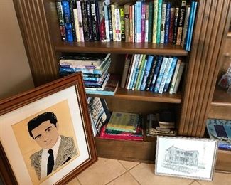 Tons of books and pictures 