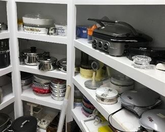 Large collection of cooking and baking items