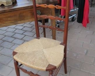 antique single desk chair