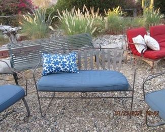 3 piece vintage pation set w cushions