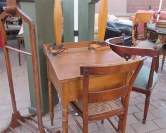 antique desk w/ chair