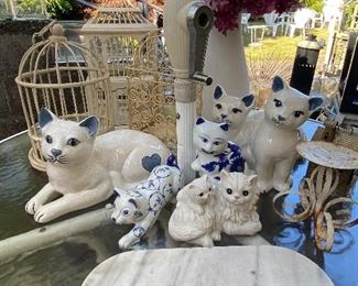 More cats and patio furniture