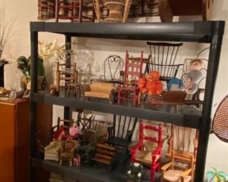 Miniature Chairs of all kinds