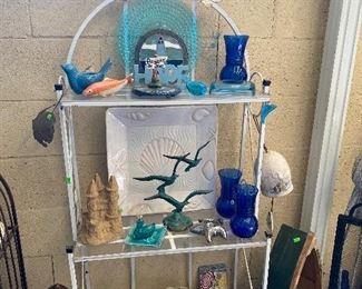 ocean decor and plant stands