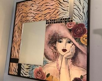 Judy Pinkney wall hanging one of a kind piece of hot springs,Ar