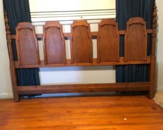 Mid century modern head board KING matching dresser and gentleman’s chest