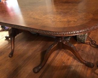 Regency style dining table and chairs - gorgeous