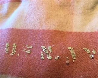 Pink plaid U. S. NAVY double length twin blanket original issue according to Navy spokes person