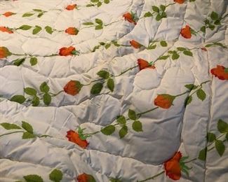 1970’s Christian Dior full size duvet Tropicana rose - we have sheets to match!!!