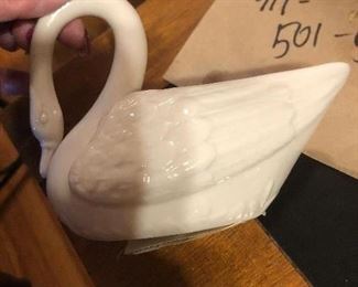 Beleek swan creamer