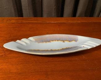 retro pottery ashtray