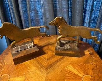 greatretro/ vintage decorative accessories on the fabulous Italian inlay table