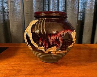 another piece of signed pottery