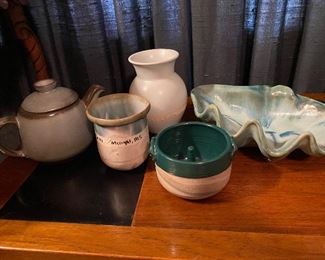 McCarty Pottery,Frankoma, and more pottery artisan pieces