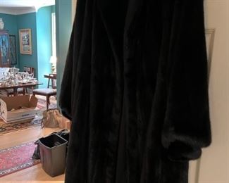 Full length mink coat