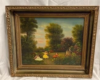 INV #29: B. Czerniawski painting C. 1952, H 15.5" x 19.5"