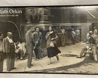 INV #79: Ruth Orkin poster "American Girl in Italy" H 24" x W 36"