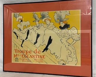 INV #92: Troupe de Mile Eglantine French poster, H 18" x W 23"