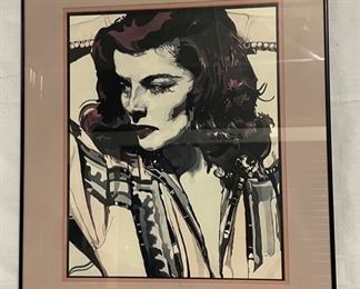 INV #113: Katharine Hepburn                                                                 H 19" x W 15"