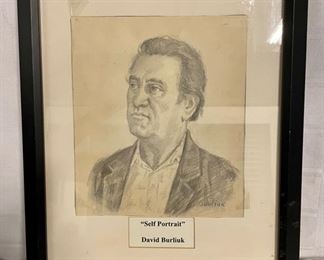 INV #147: Self Portrait David Burliuk signed