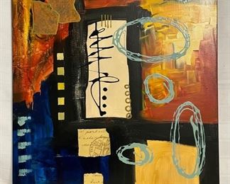 INV #182: Gino Savarino original "ab 50261" , H 30" x W24"