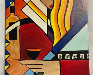 INV #184: Gino Savarino original "Easy Does It", H 28" x W 22"