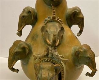 INV #234:                                                                                          Seven Elephants In Pear                                                         Marked Sergio Bustamante