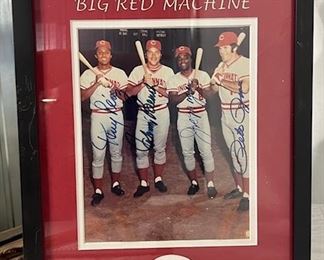 INV #243: Cincinnati Reds "The Big Red Machine" autographed photo