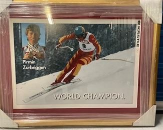 INV #251: Pirmin Zurbriggen World Champion ski poster