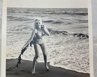 INV #258:                                                                                          Marilyn On The Beach                                                                Signed by George Barris