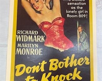 INV #260: Vintage Lobby Card "Don't Bother to Knock"