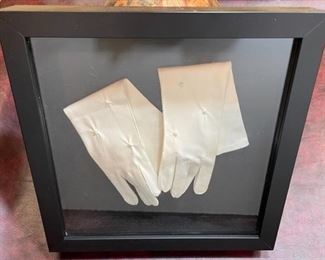 INV #262:                                                                                      Marilyn Monroe Worn And Owned Full Length Gloves With Letter Of Authenticity 