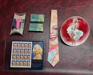 INV #263: Collection of Marilyn Monroe memorabilia items