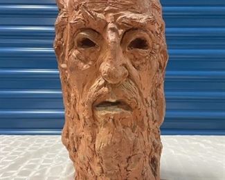 INV #318: "Moses"                                                                                                  Laszlo Ispanky  Terracotta                                                                  19 inches tall