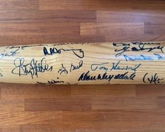 INV #325: BAT-2a Tommy Lasorda, Sparky Lyle, Ed Lopat , Duke Snider, Tom Hendrich, Don Larsen, Bill Moose Skowron,              J. Catfish Hunter, Tommy John , Johnny Mize and 15 more.....